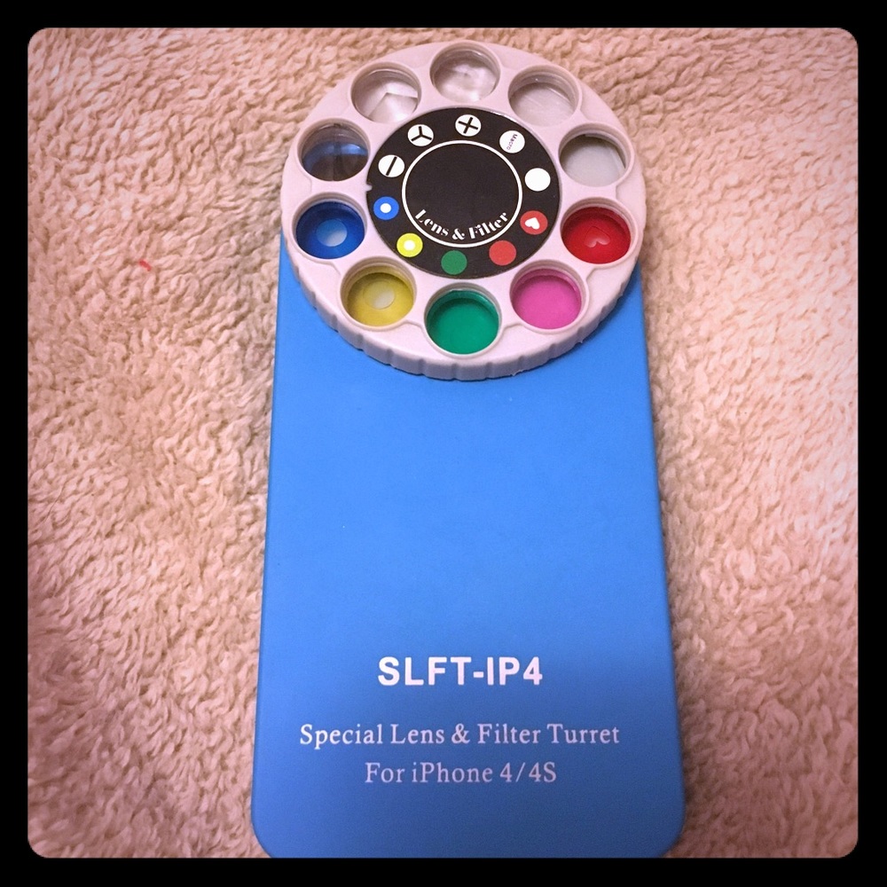 Iphone 4/4s Case with filters on it